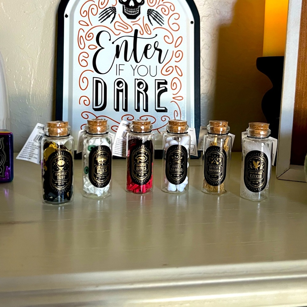 Target Bullseye Halloween 2024 Mini Potion Bottles - set of 6
